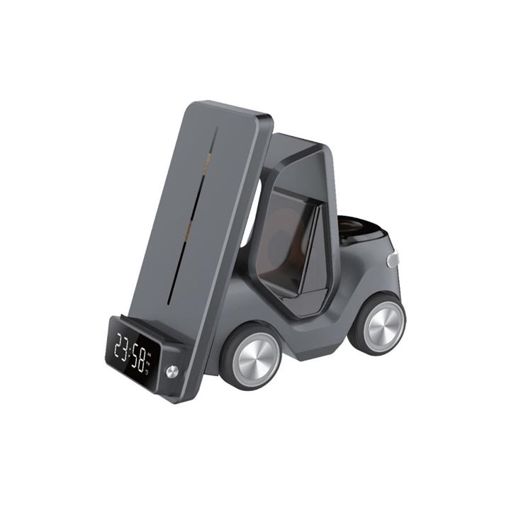استند و شارژر وایرلس گرین لاین Green Lion Forklift 5 IN 1 توان 15 وات